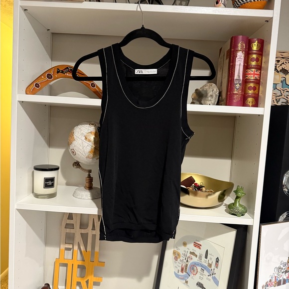 Zara Black Tank Top for Women - Picture 1 of 5